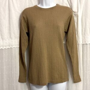 Jones New York Ribbed Cabled Sweater